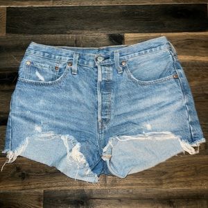Levi's 501 High-Rise Denim Shorts